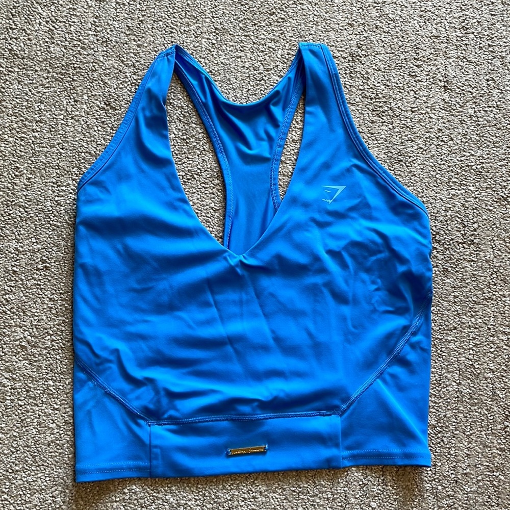 Gymshark Whitney Crop Tank - Optimist Blue